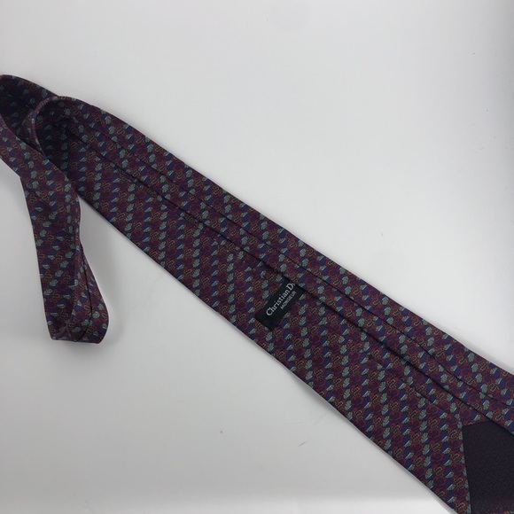 Christian Dior | Snake Print Necktie - Picture 5 of 6